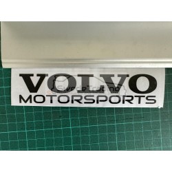 Volvo motorsports sticker