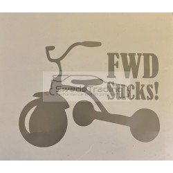 FWD sucks sticker